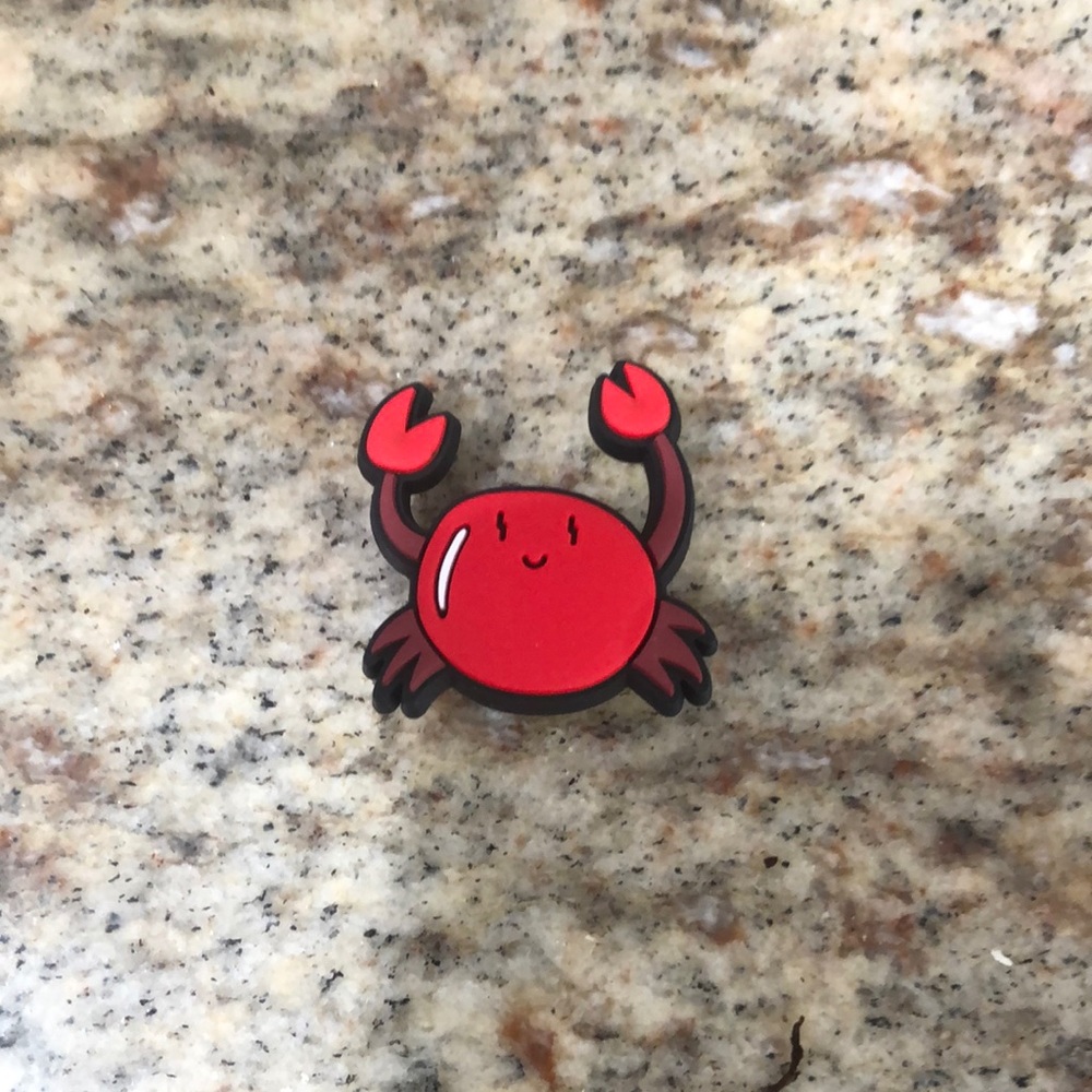 Croc Charms - Red Crab